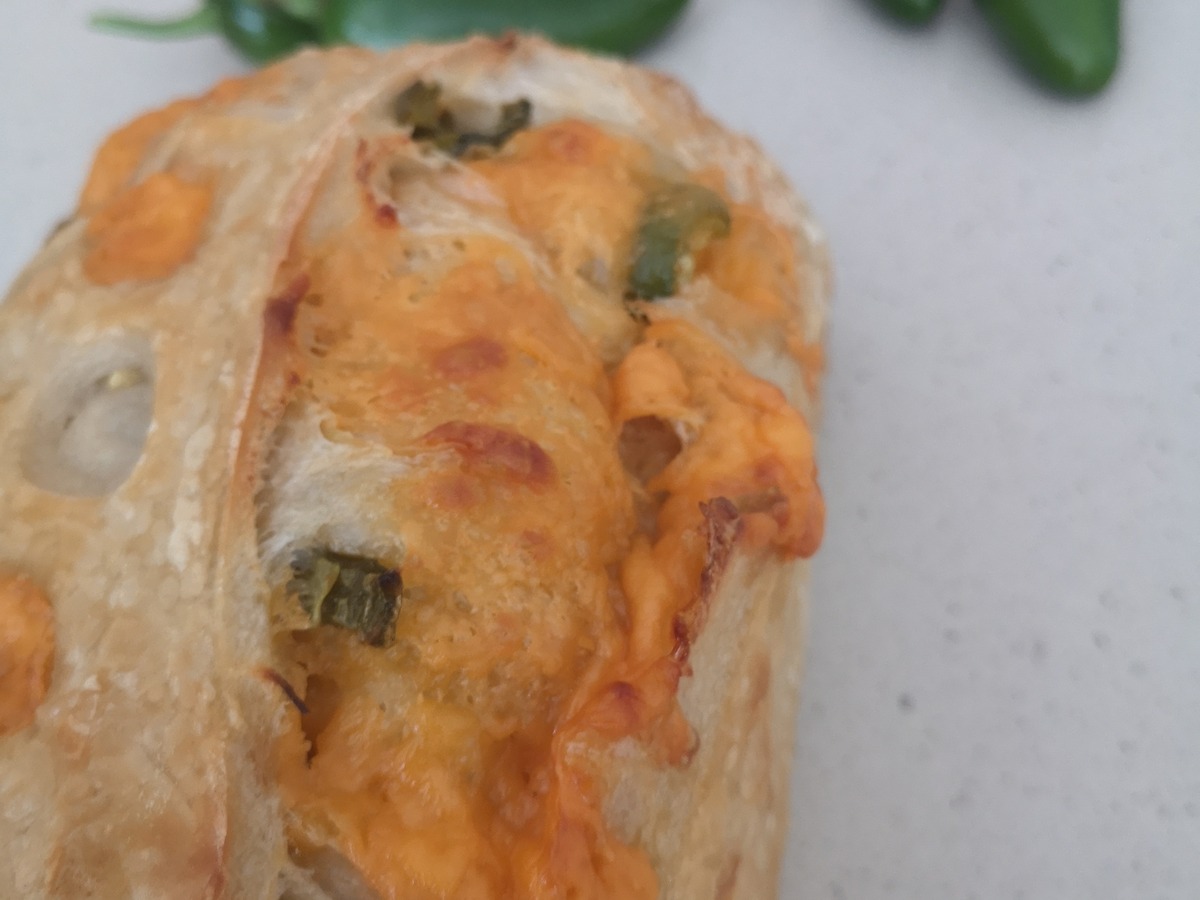 Cheddar jalapeño sourdough